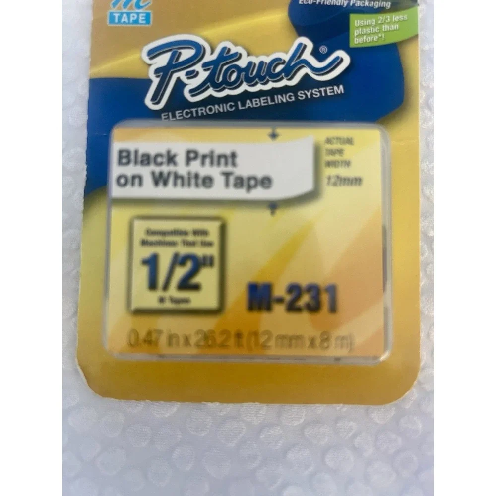 Brother M231 P-touch Label Tape 1/2